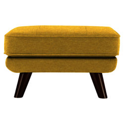 G Plan Vintage The Fifty Three Footstool Tonic Mustard